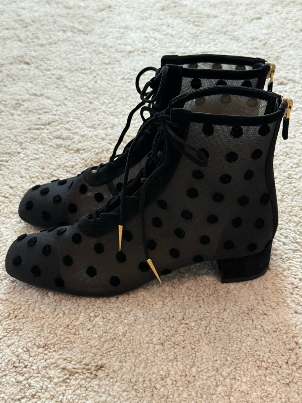 Christian Dior Ankle Lace-Up Boots
